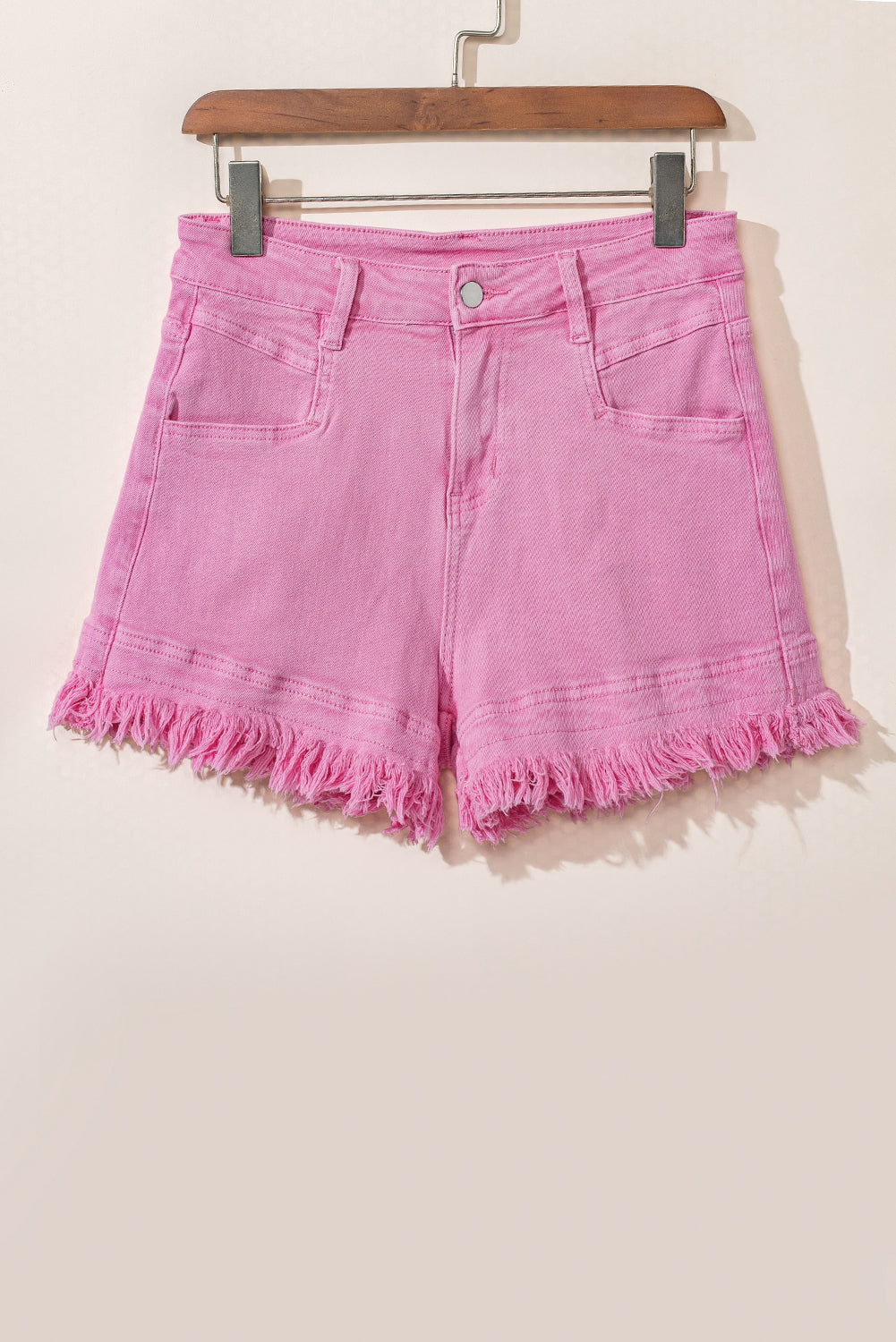 Pretty in Pink Denim Shorts
